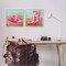 Stupell Industries Pink Theme Cowgirl Fashion 2pc Framed Giclee Wall Art Set Design by Grace Popp